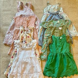 Girls summer dress lot 5 and 5 T